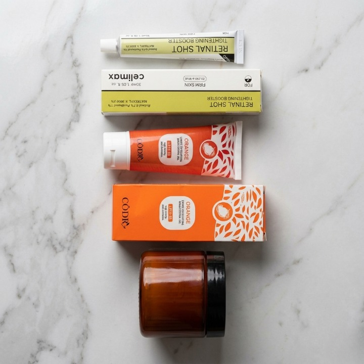 Ultimate Skin Transformation Bundle Deal – Retinal Shot Booster, Orange Enzyme Gel & Zafrani Whitening Cream (Pack of 3)