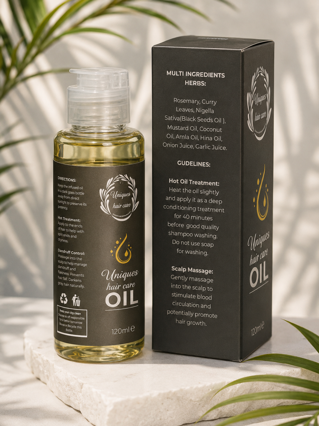 Uniques Hair Care Oil – 120ml | Har Baal Ki Kahani Badal Do
