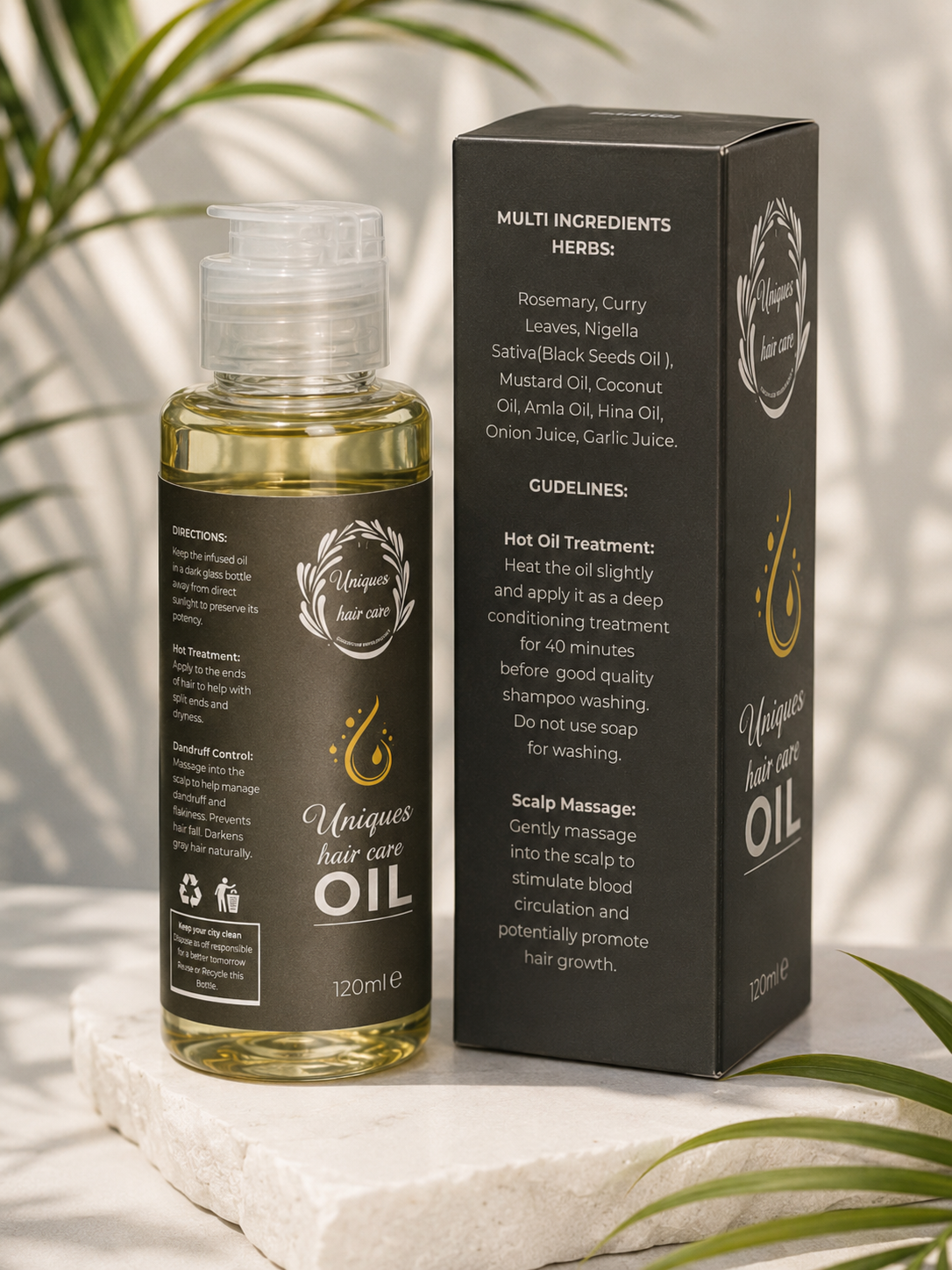 Uniques Hair Care Oil – 120ml | Har Baal Ki Kahani Badal Do