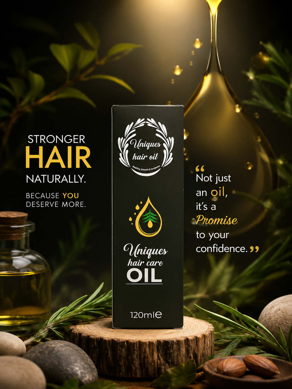 Uniques Hair Care Oil – 120ml | Har Baal Ki Kahani Badal Do