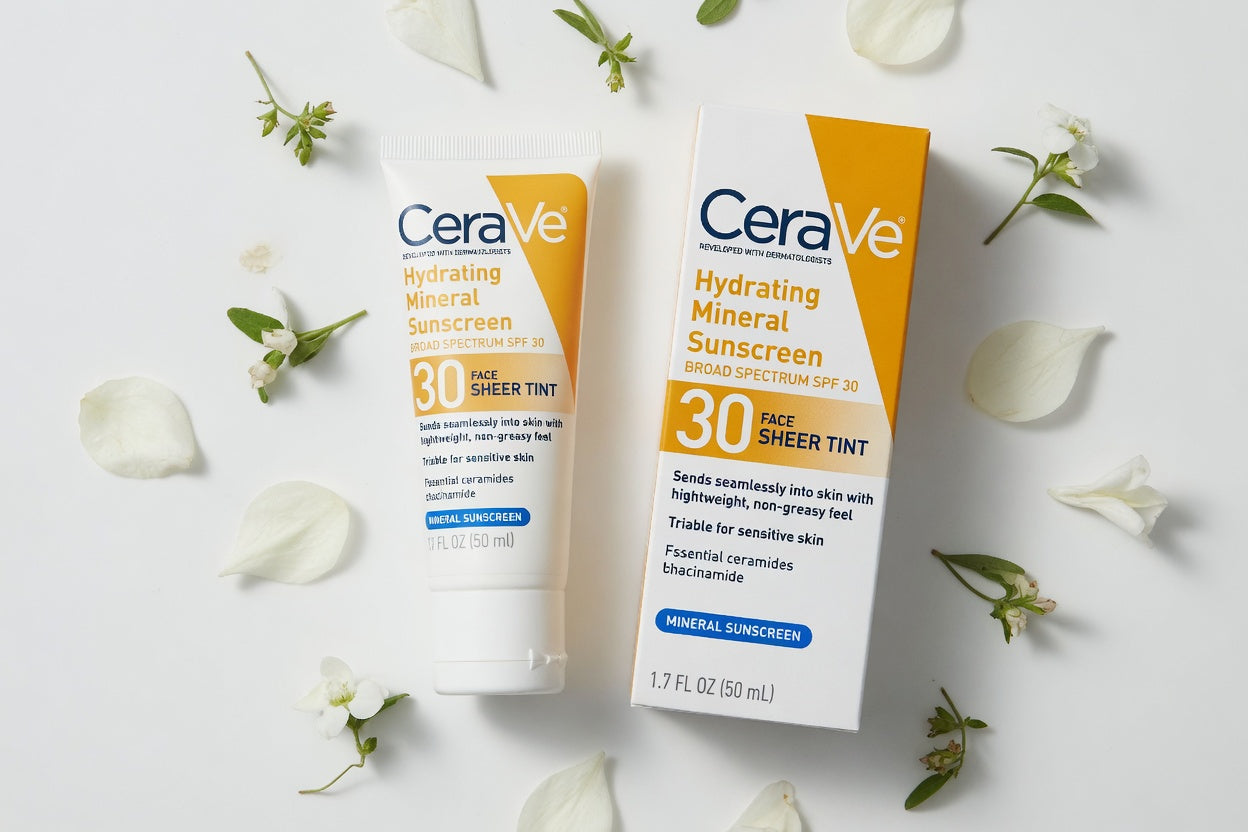 Hydrating Mineral Sunscreen SPF 50 – Broad Spectrum UV Protection (50ml)