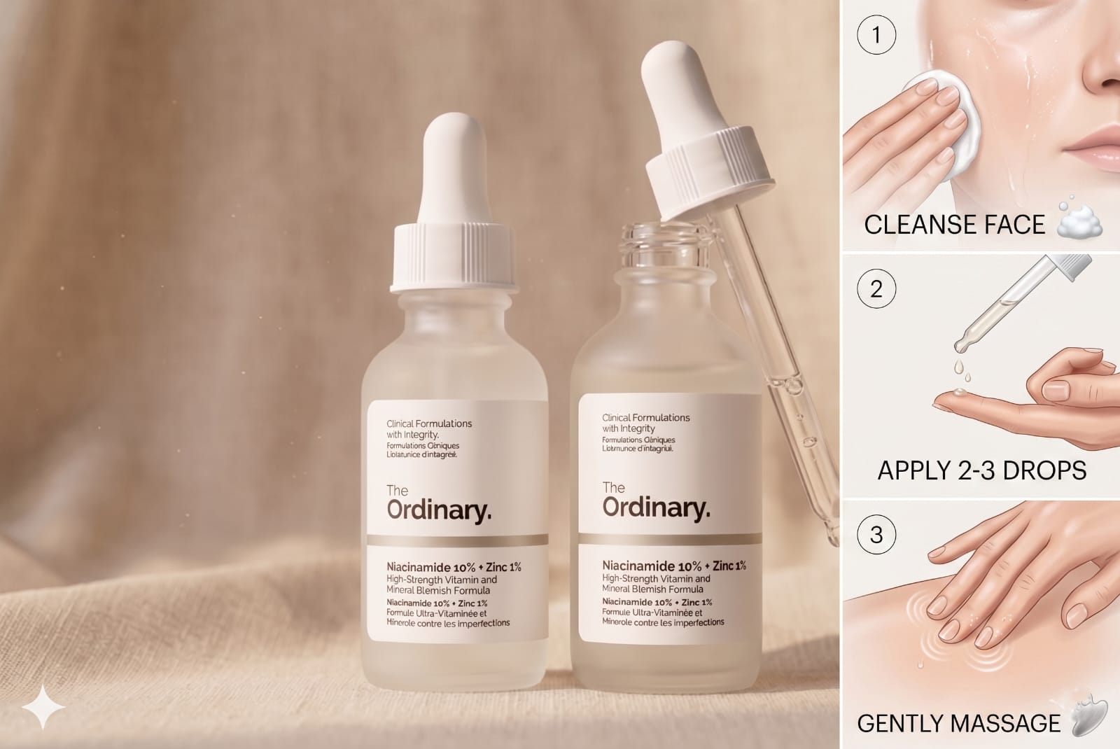 Niacinamide 10% + Zinc 1% Serum – Oil Control & Pore Minimizing (30ml)