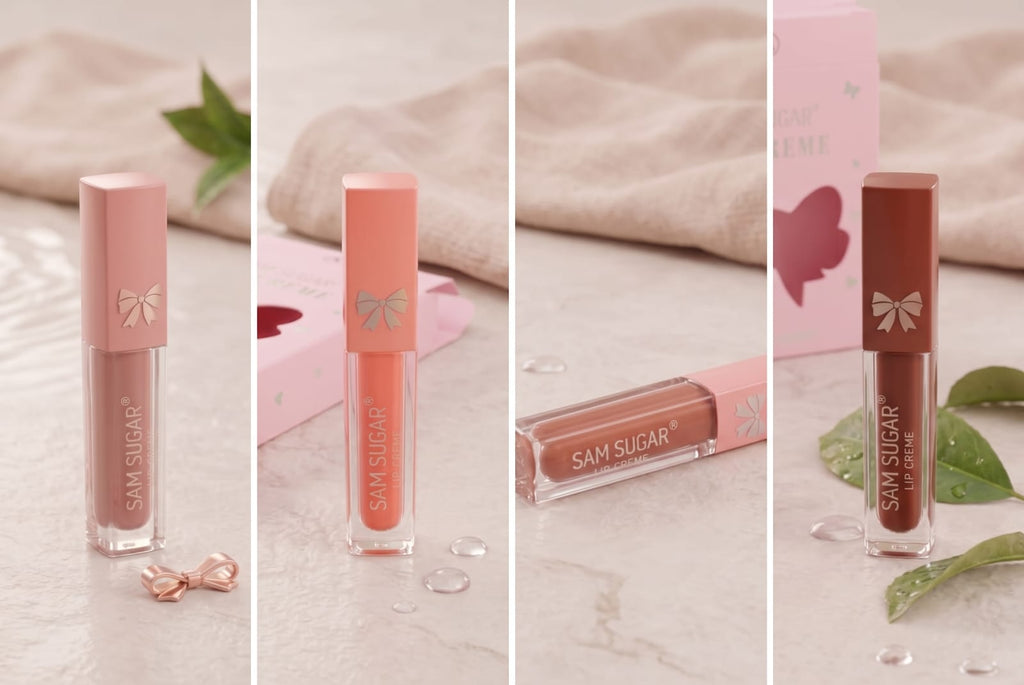 Matte Liquid Lipstick (Pack of 4) – Long Lasting Smudge-Proof Multi Shades
