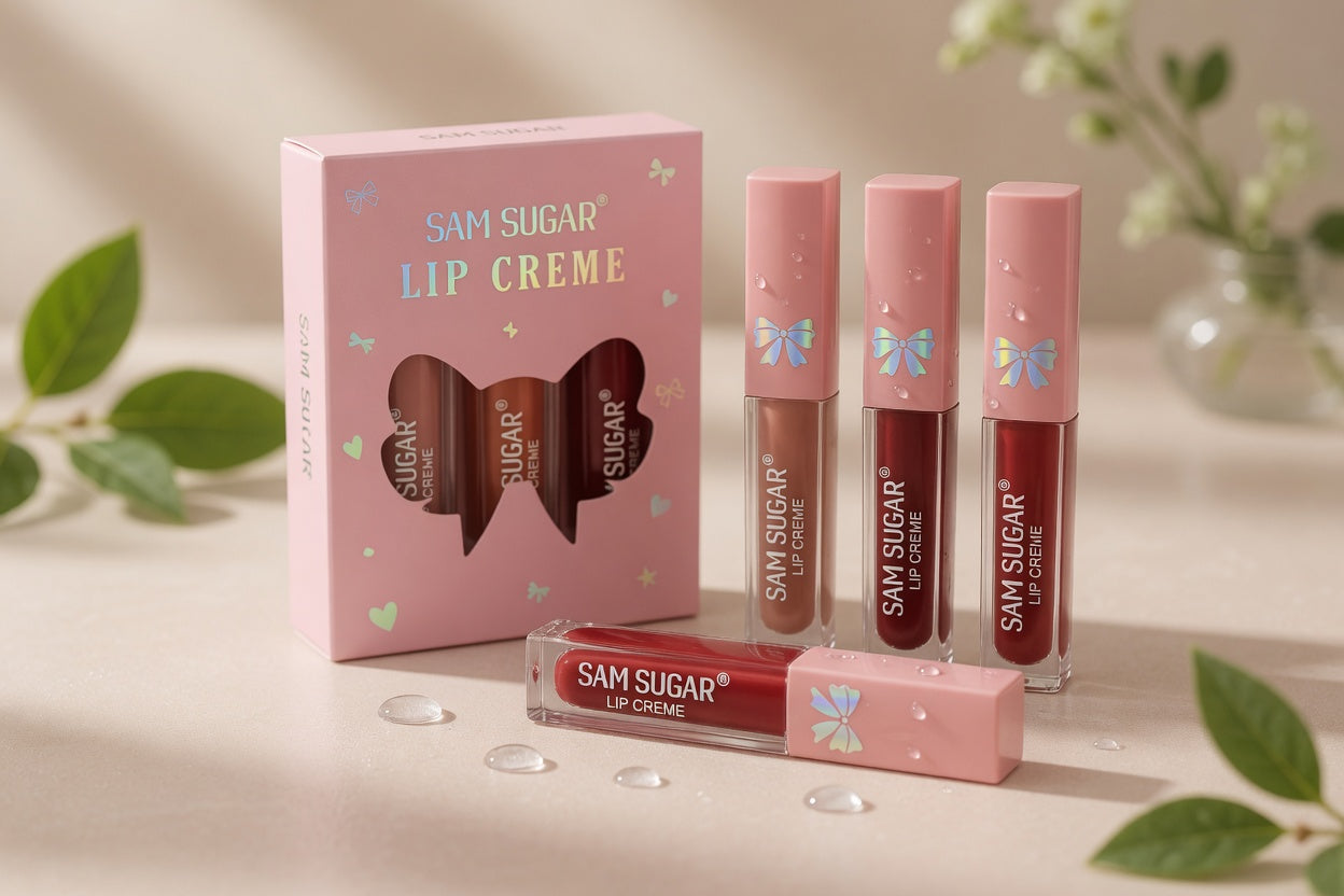 Matte Liquid Lipstick (Pack of 4) – Long Lasting Smudge-Proof Multi Shades